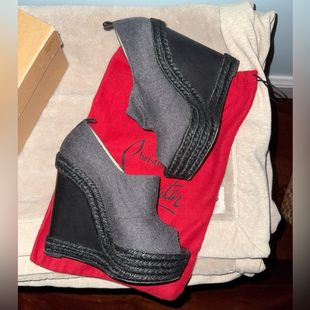 Christian Louboutin Deroba 140 Espadrilles | Discontinued Style | CoA | Size 37 - Picture 3 of 15